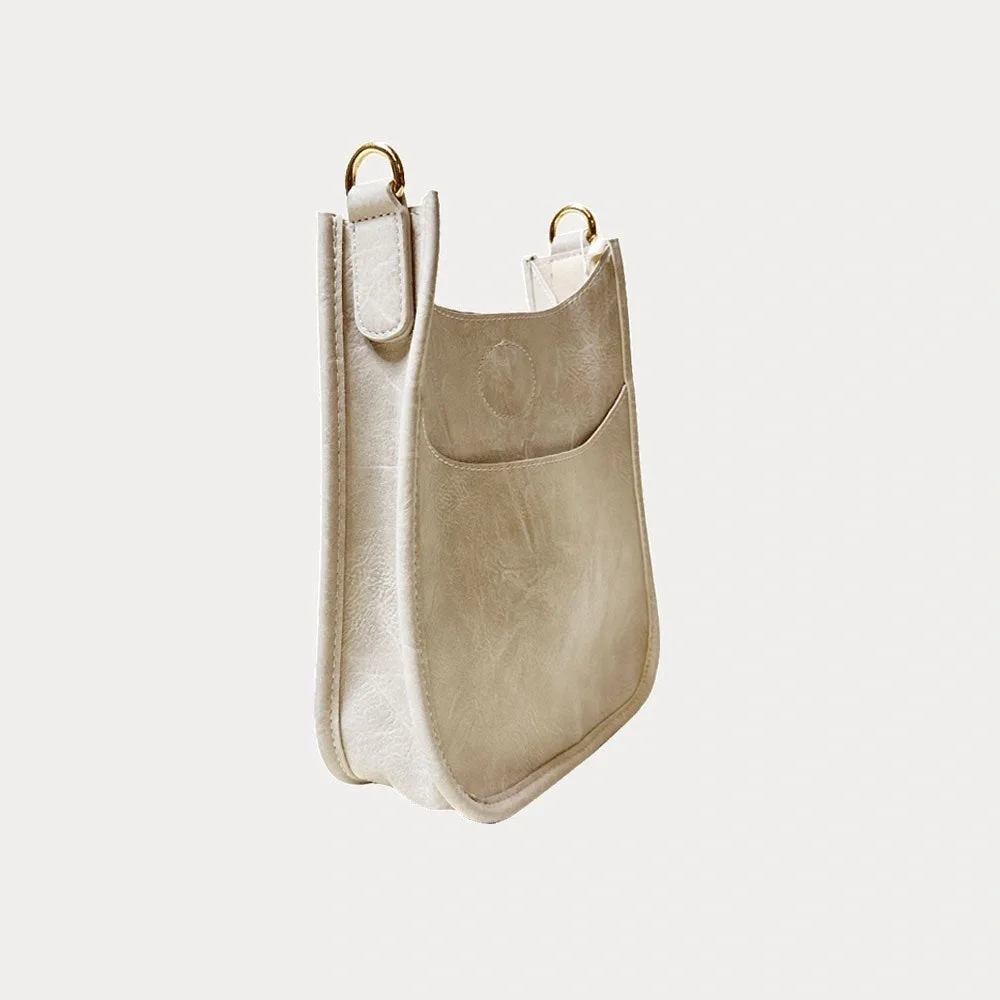 Ahdorned faux leather Cross Body Bag